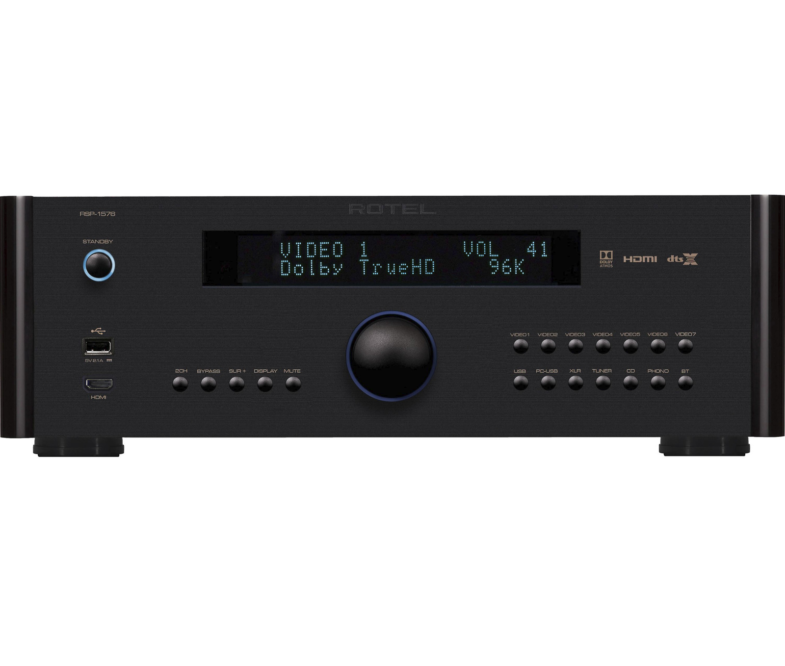 Rotel RSP-1576MKII Pré-amplificador Processador de home theater 11,2 canais