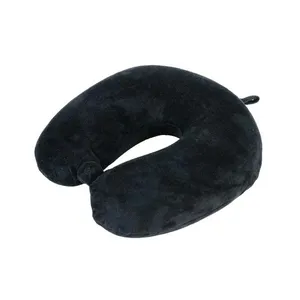 Almofada de pescoço de Viscoelátisco Preto U / Preto