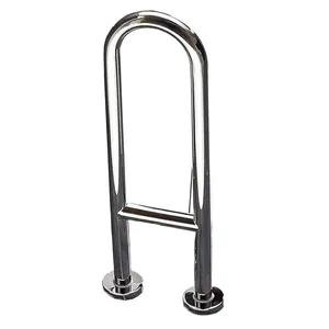Barra de Apoio em U BSL3917 60cm Segurança Banheiro Inox Aço Inoxidável AB Mídia Barra de Apoio em U BSL3917 60cm Segurança Banheiro Inox AB Mídia