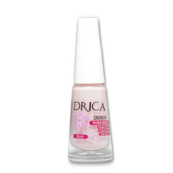 Esmalte Drica Cremoso Rosa Bebê 8ml