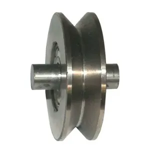 Roldana Ferro Maciça 80mm Tipo V (cantoneira) C- Pino - Uso Em Portões - Ferrosul