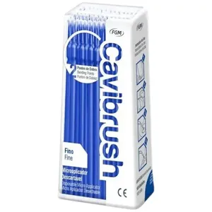 Aplicador Cavibrush Fgm Haste Fina Azul 100 Unidades (MP)
