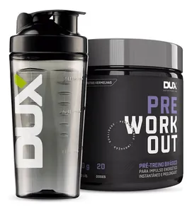 PRE WORKOUT ORIGINAL 300G + COQUETELEIRA Frutas Vermelhas 300g + Coqueteleira