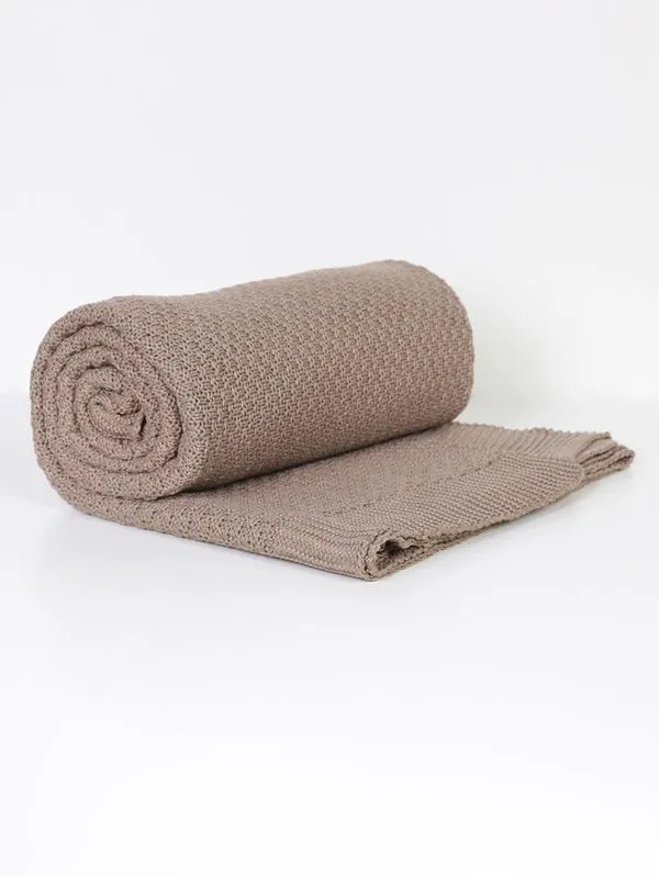 Manta Para Sofá Tricot Classic BEGE