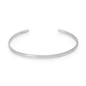Bracelete Cuff Slim de Prata 925 Prata Único