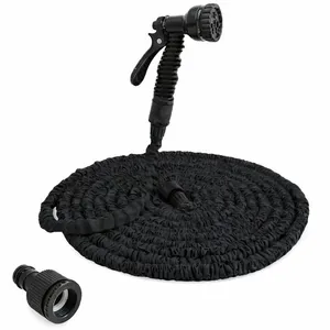 Mangueira Retrátil Extensiva 30 Metros Expansível com Bico Spray Multijato Preto Veendre Store Mangueira Retrátil Extensiva 30 Metros Expansível com Bico Spray Preto Veendre Store