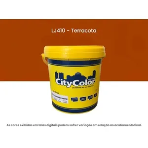 Tinta Acrílica Citycolor Econômica Fosco Terracota 3,6 Litros 064LJ410 (MP)