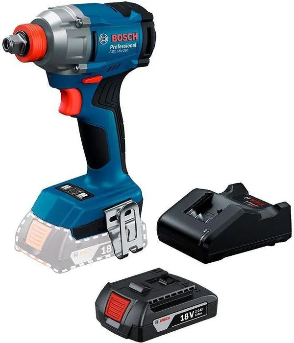 Chave de Impacto a Bateria Bosch GDX 18V-285 Acompanha 2 Baterias e 1 Maleta