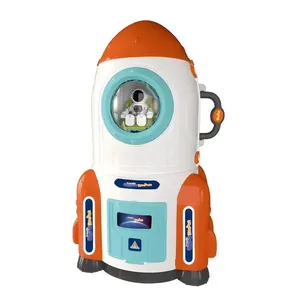 Cenário e Playset Espacial Foguete Base DMT0264 com Acessórios e Bonecos Branco DM Toys Playset Espacial Foguete Base DMT0264 com Bonecos Branco DM Toys