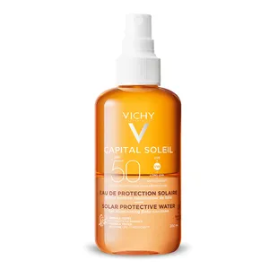 Água Solar Protetora Vichy FPS 50 Capital Soleil Iluminadora Bronzeadora 200ml Spray