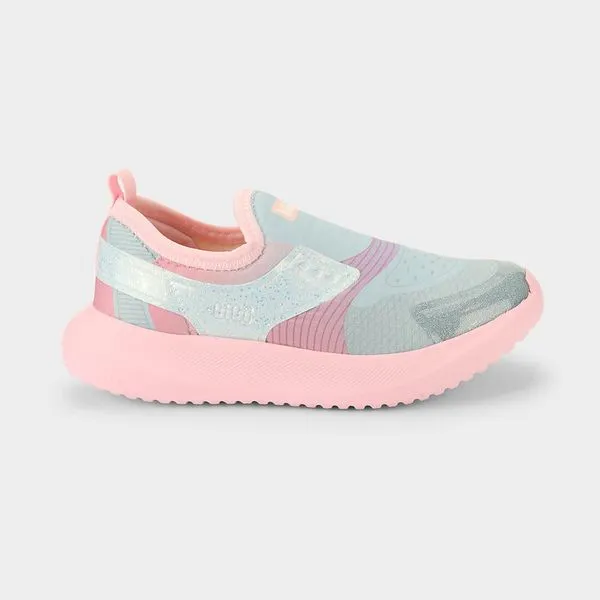 Tênis Infantil Bibi Flash Azul com Rosa 1232115 27