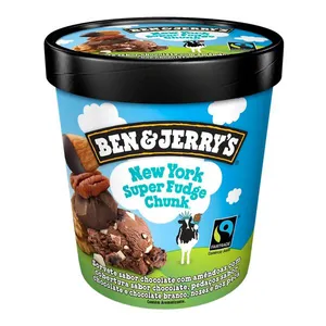 Sorvete Pote Kibon Ben & Jerry's New York Super Fudge Chunk 458ml
