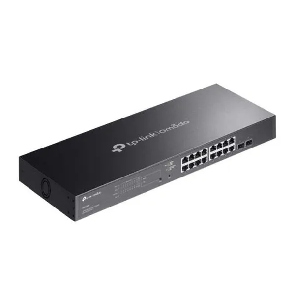 Switch Gerenciável Gigabit com Poe+ SG2218P 18 Portas Omada para Redes Corporativas TP-Link Switch Gerenciável Gigabit SG2218P 18 Portas com Poe+ Omada para Cftv e Escritórios TP-Link