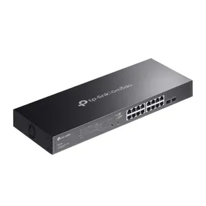 Switch Gerenciável Gigabit com Poe+ SG2218P 18 Portas Omada para Redes Corporativas TP-Link Switch Gerenciável Gigabit SG2218P 18 Portas com Poe+ Omada para Cftv e Escritórios TP-Link