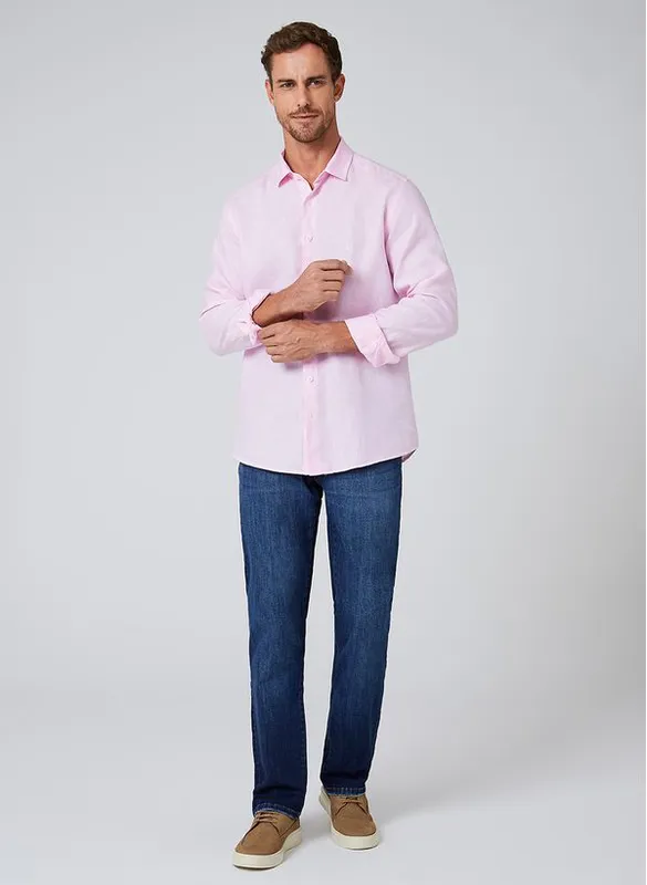 Camisa Slim Linenblend Dudalina Masculina 1