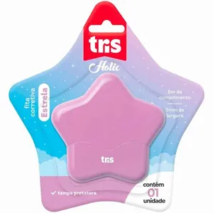 Fita Corretiva Tris Holic Estrela Lilás 604459
