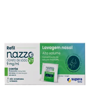 Descongestionante Nazzo XT 15 Sachês de 6,24g Cada Refil