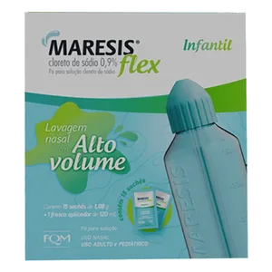 Maresis Flex Infantil 15 Sachês de 1,08g + 1 Frasco Aplicador de 120ml