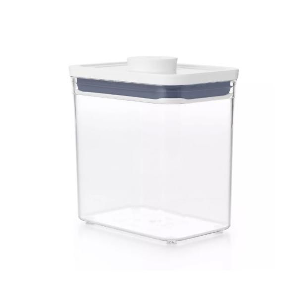 Pote hermético retangular Oxo Pop 15,7x10,6x17,6cm 1,6 litro