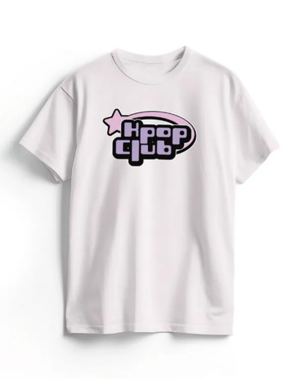 Camiseta Algodão Branca K-Pop Club P / Branco