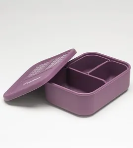 Lancheira Bento Box Silicone Lilás Twibex Lilás