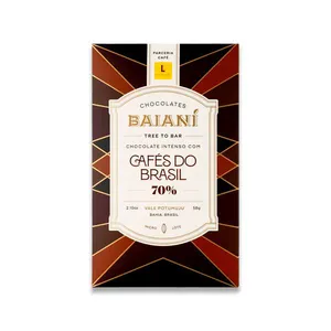 Chocolate Intenso 70% com Cafés do Brasil Latitude 13 Baianí 58g