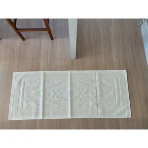 Tapete Passadeira Trilho Confort A01 Algodão Cru 50x140cm Ref.TRCON050140A01 Bordartes
