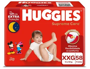 HUGGIES FR.SUPREME CARE HIPER XXG C/58