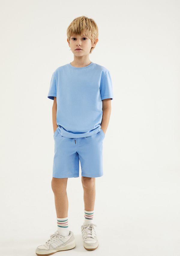 Bermuda Infantil Menino Reta - Azul 016