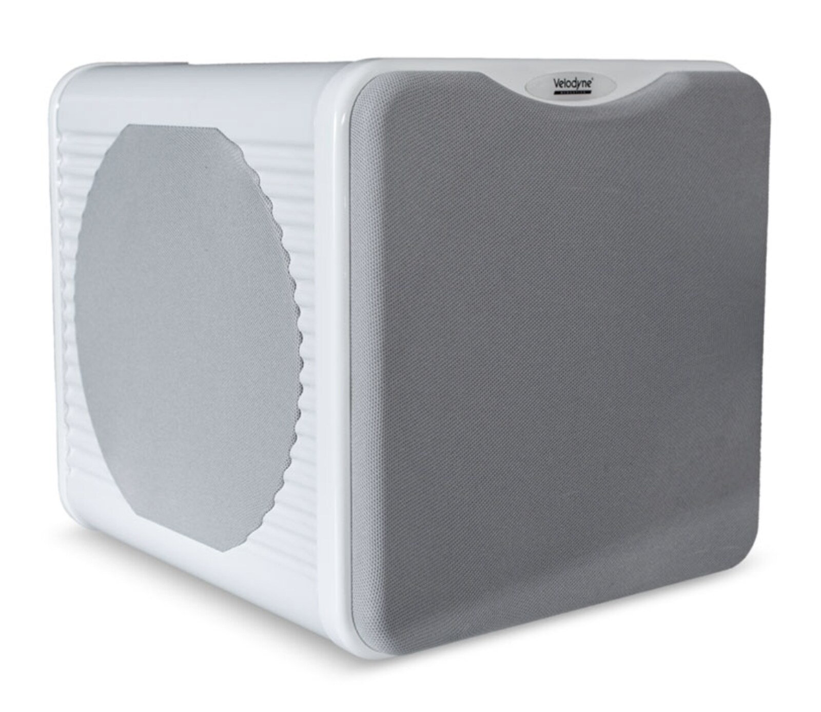 Velodyne MicroVee X 6,5 Polegadas Branco Subwoofer Ativo Ultra Compacto com 1000W RMS