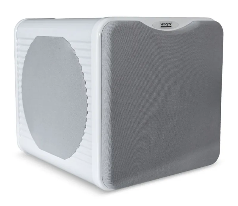 Velodyne MicroVee X 6,5 Polegadas Branco Subwoofer Ativo Ultra Compacto com 1000W RMS