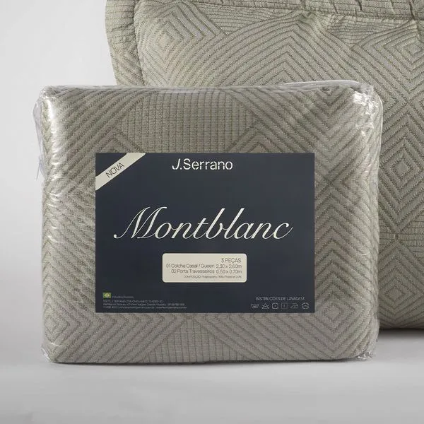 Kit Colcha Solteiro Montblanc Cairo Verde Oliva 2 Peças 180x230cm B00000440783 - Jc Serrano