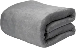 Manta Casal Microfibra 3100 180x220cm Cinza Escuro