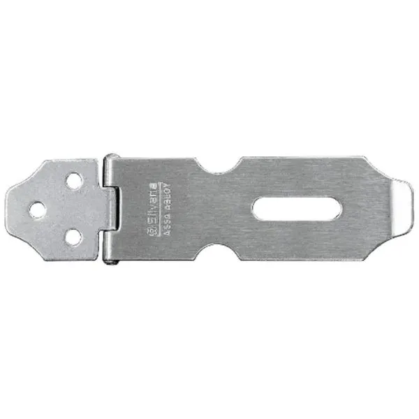 Dobradiça 300 Porta Cadeado 3.1-2 em Aço Inox com Parafusos Uso Interno e Externo Inox La Fonte Dobradiça 300 Porta Cadeado 3.1-2 Aço Inox com Parafusos Inox La Fonte
