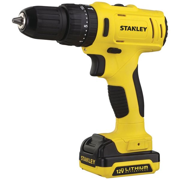 Parafusadeira/Furadeira de Impacto 12V c/ 2 Baterias e Maleta Stanley