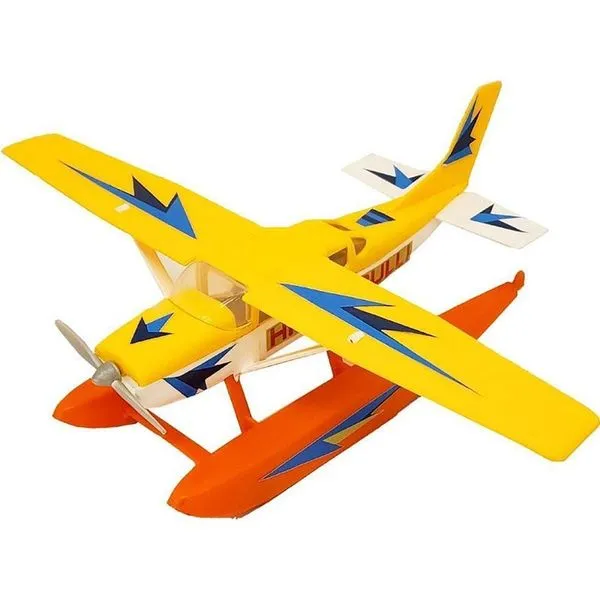 Brinquedo Hidro-Avião Flutua na Água com Rodinhas e Adesivos Gulliver Brinquedo Hidro-Avião Flutua na Água com Adesivos Gulliver