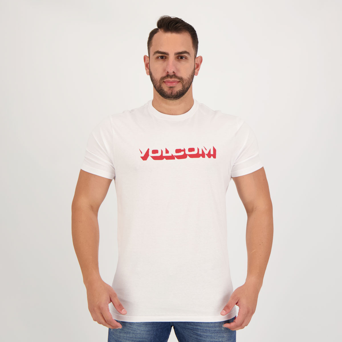 Camiseta Volcom Stonedeep Branca