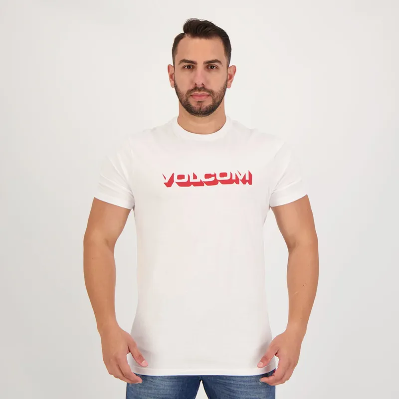 Camiseta Volcom Stonedeep Branca