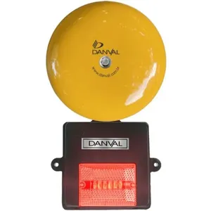 Campainha com Alarme CA07.9 com LED e Batente Lateral 127-220V 105dB Danval Campainha com Alarme CA07.9 LED Batente Lateral 127-220V Danval