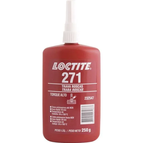 Adesivo anaeróbico para travamento de rosca 271 250 g - LOCTITE