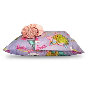 Jogo de Cama Solteiro Infantil 100% Poliéster Estampa Barbie 2 Peças 05998301 - Lepper