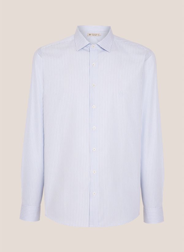 Camisa Slim Fit Listrada Dudalina Masculina 2
