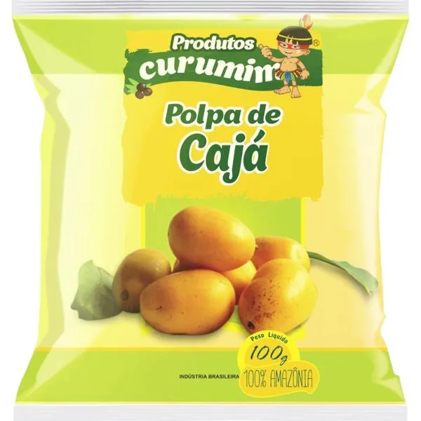 Polpa De Cajá Produtos Curumim 100g