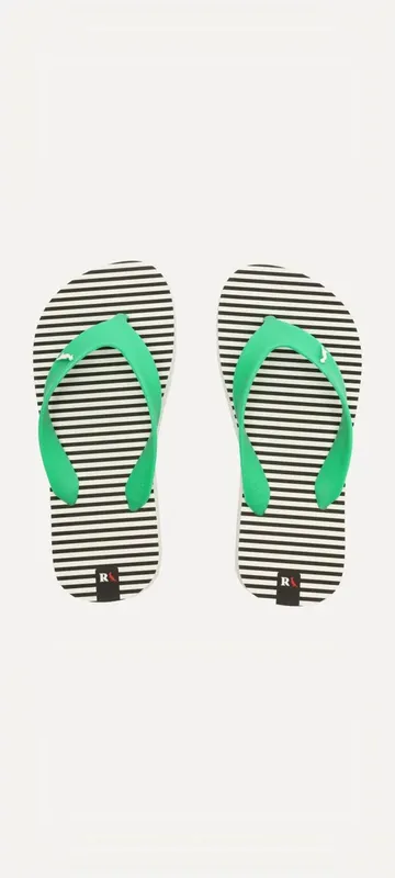 Chinelo Rmi Duo Color Mini Branco/Verde - 27/28
