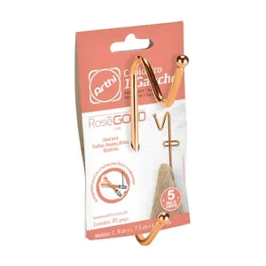 Suporte c/ 1 Gancho Rose Gold Arthi