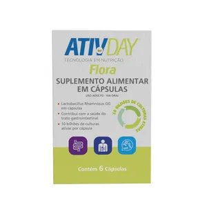 Suplemento Alimentar Ativday Flora 15 Cápsulas