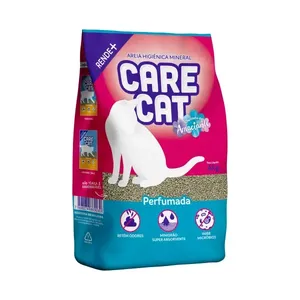 Areia Higiênica para Gatos Carecat Perfumada 4 kg