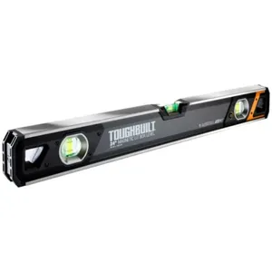 Nível De Bolha Magnético com Iluminação De 24" de Precisão TB-H2-L-24LH-M TOUGHBUILT BRASIL