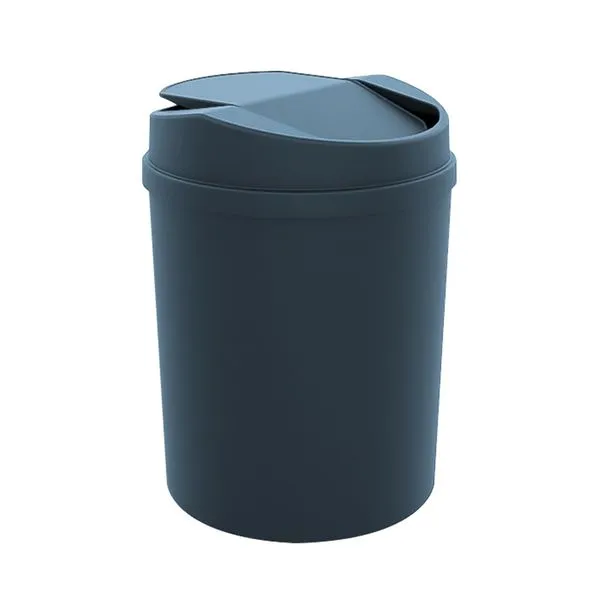 Lixeira Basculante Em Polipropileno Azul 5 Litros - Utility