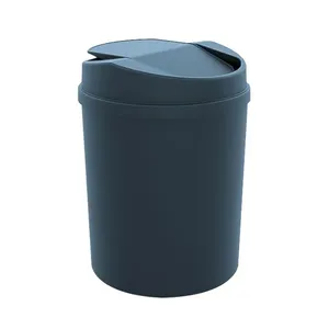 Lixeira Basculante Em Polipropileno Azul 5 Litros - Utility